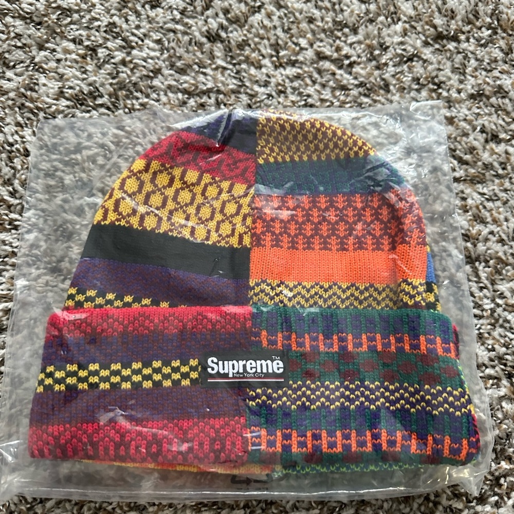 Supreme multi pattern beanie